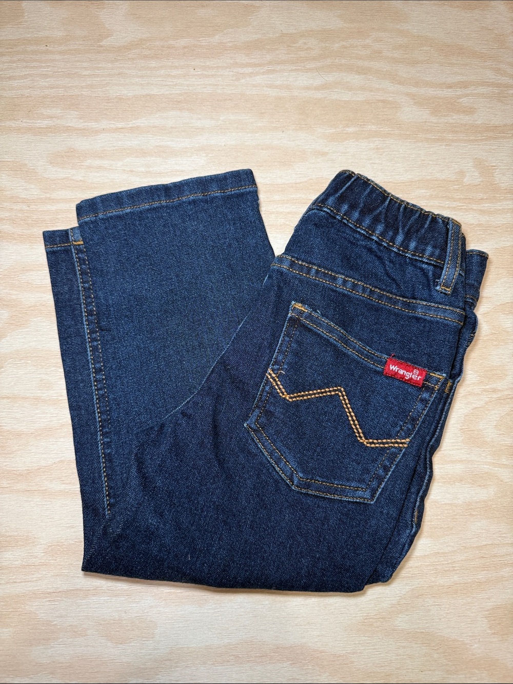 Wrangler Kids Dark Blue Denim Jeans